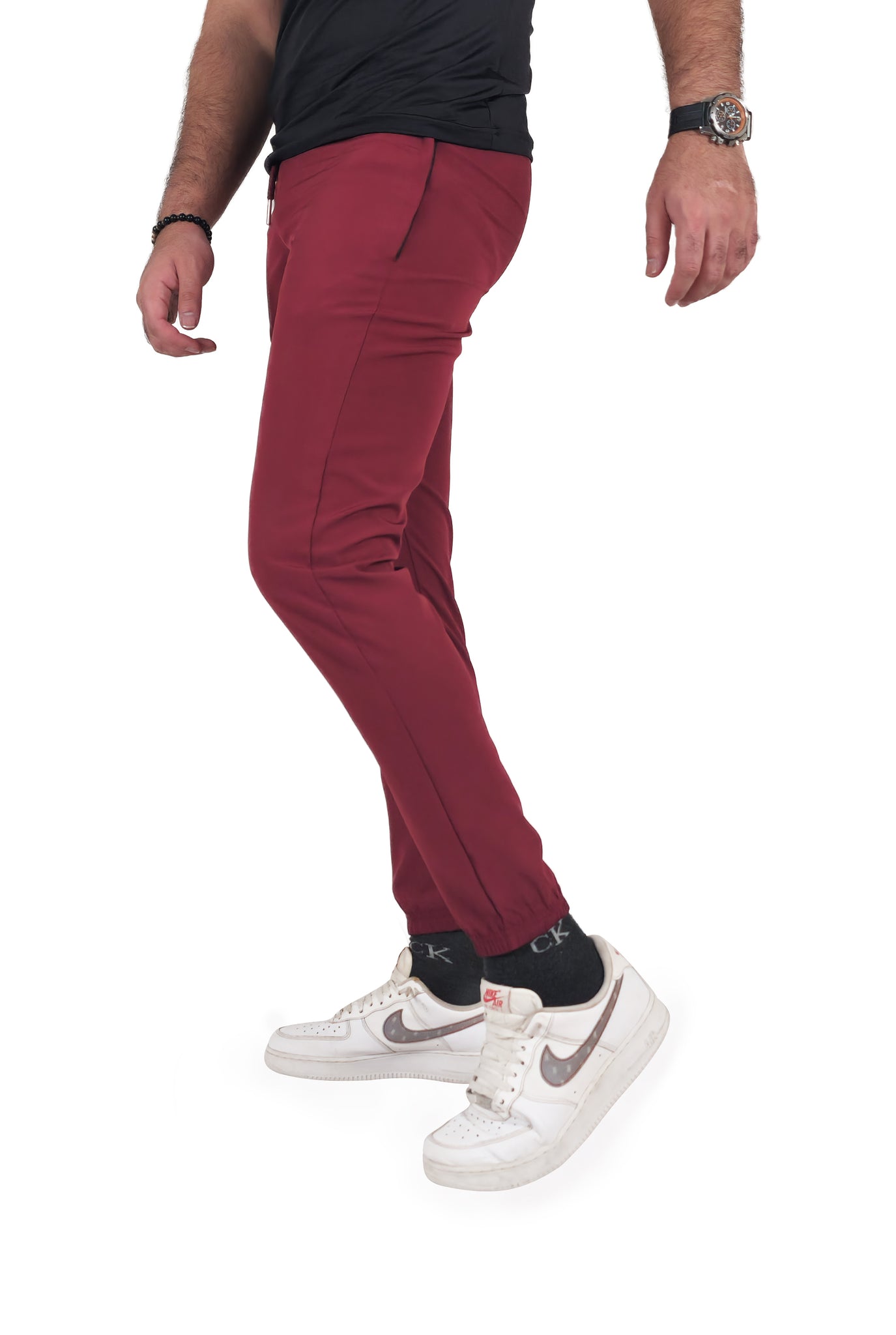 FlexFlow Trouser Maroon (SlimFit) - SUNAZAA