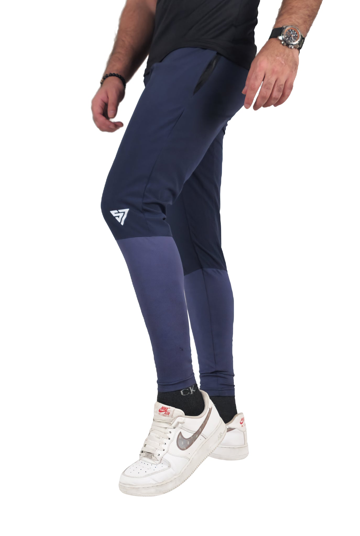 AirFlex Trouser Navy Blue (SlimFit) - SUNAZAA