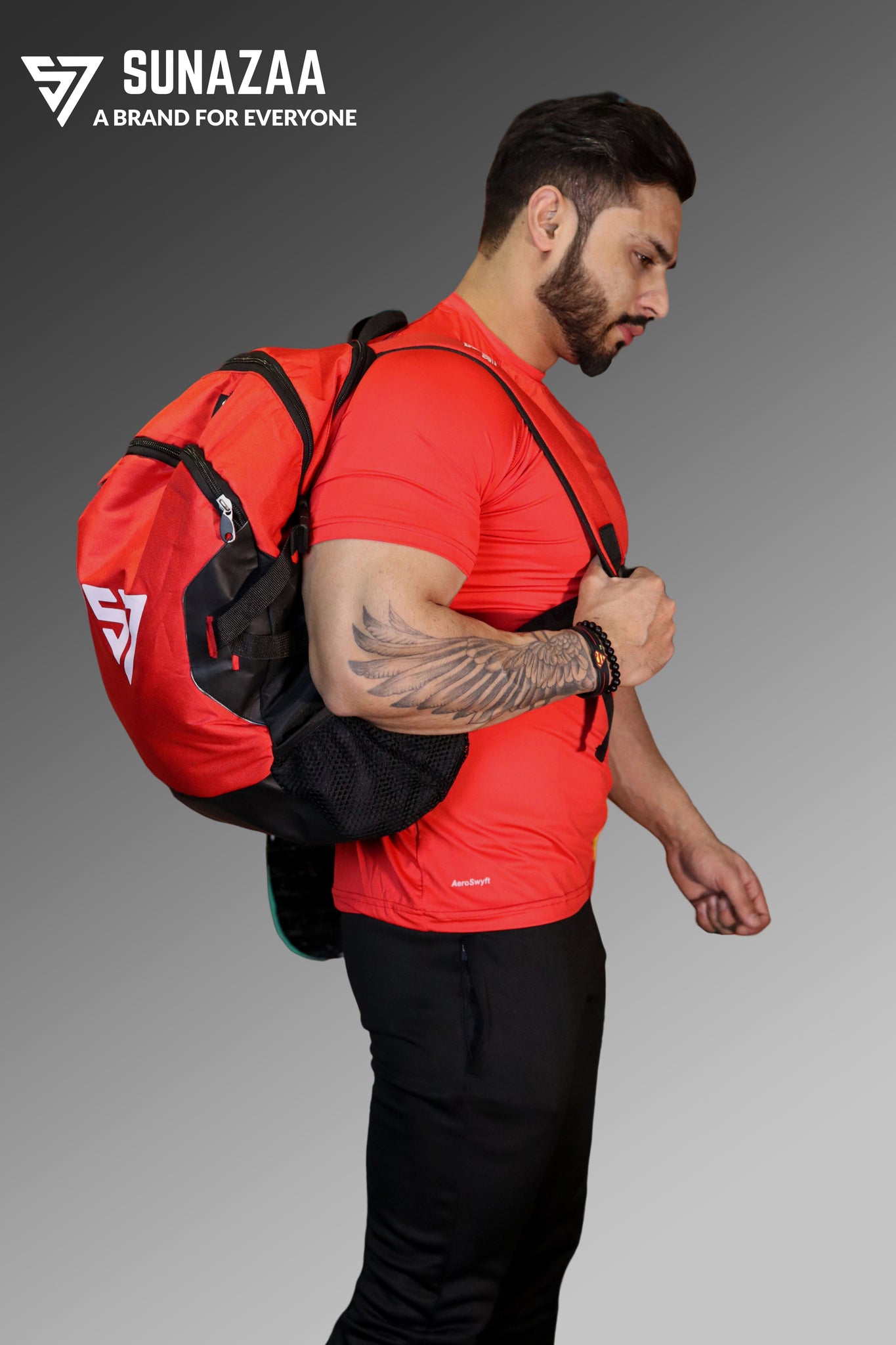 Dynamic Backpack Red - SUNAZAA