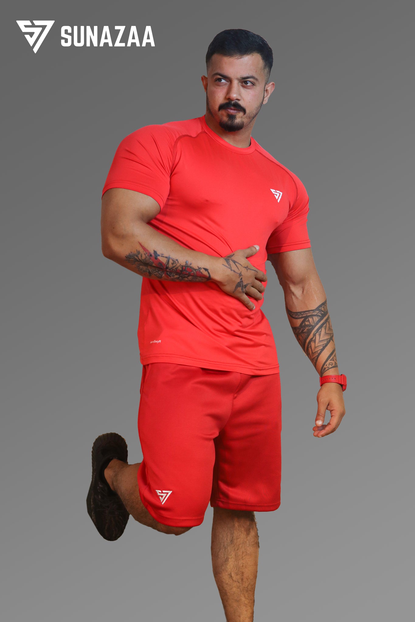 SwyftFlex Shirt Red - SUNAZAA