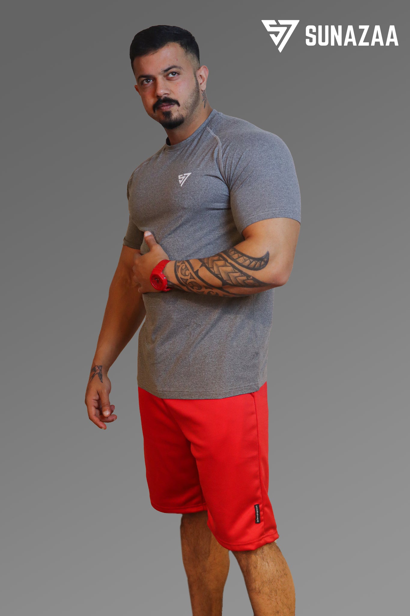 Athlete's Edge Shirt Grey - SUNAZAA