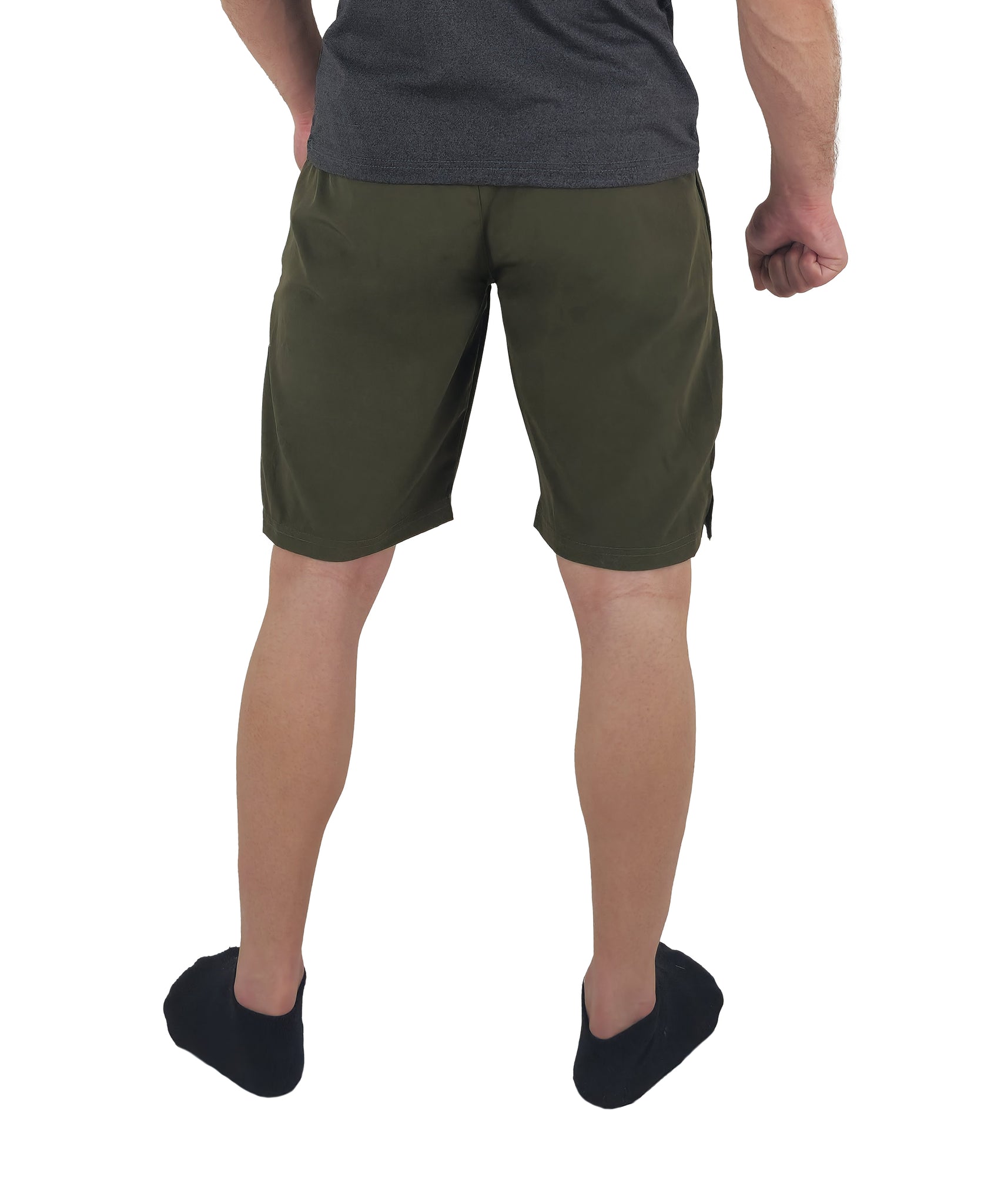 Swyft-Cool Shorts Olive Green - SUNAZAA