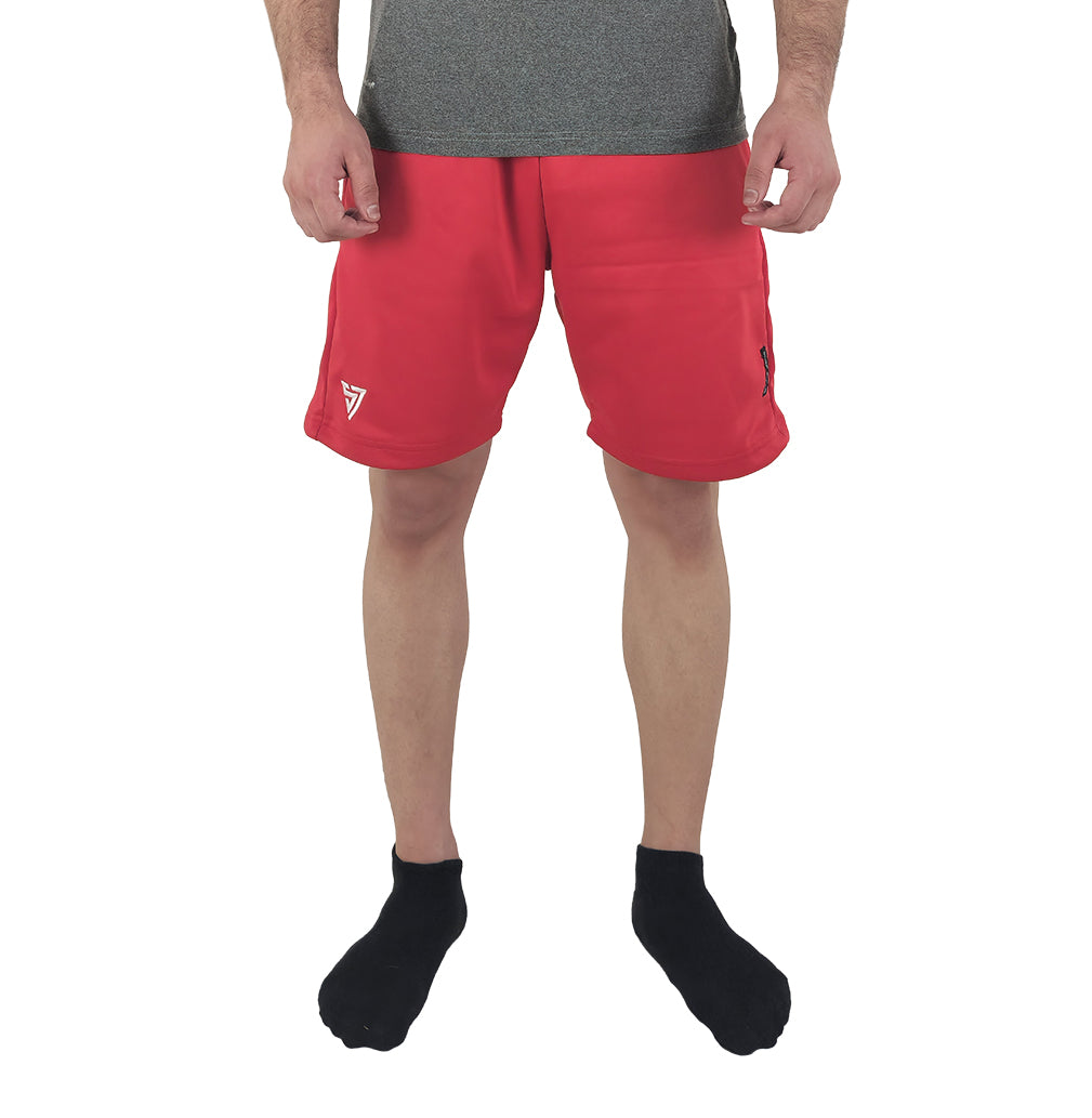 SportFlex Shorts Red (LooseFit) - SUNAZAA