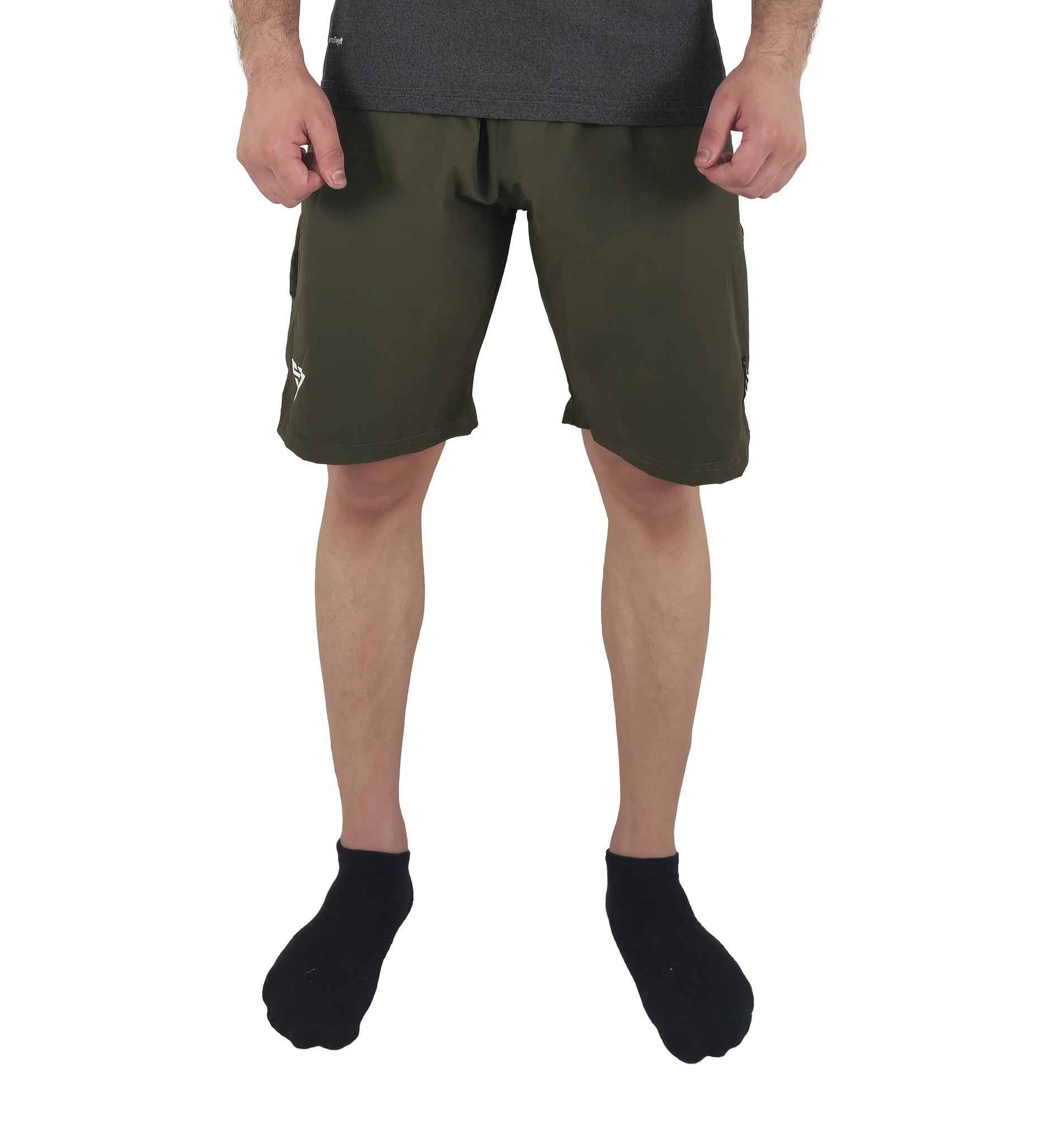 Swyft-Cool Shorts Olive Green - SUNAZAA