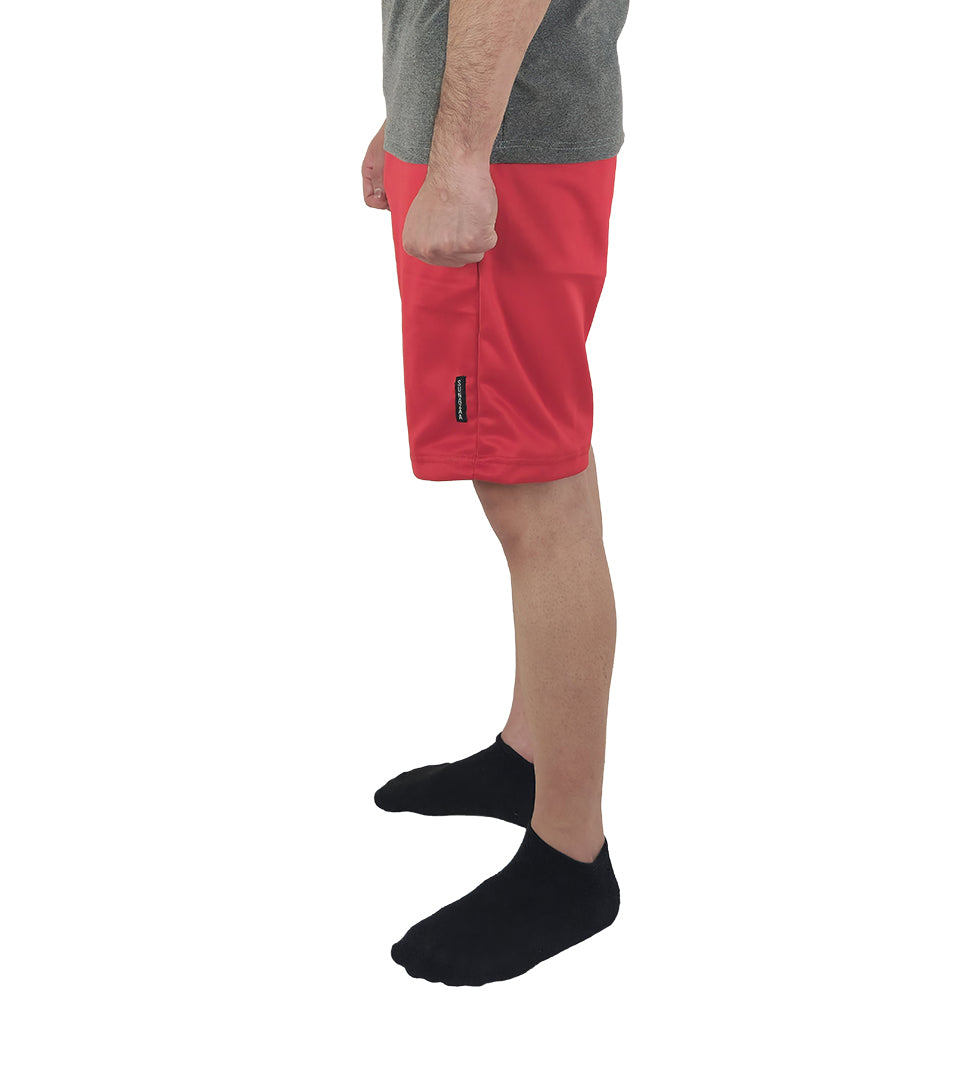 SportFlex Shorts Red (LooseFit) - SUNAZAA